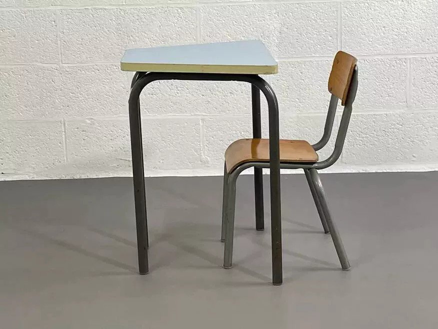 Mullca School Desk And Chair Set-photo-3