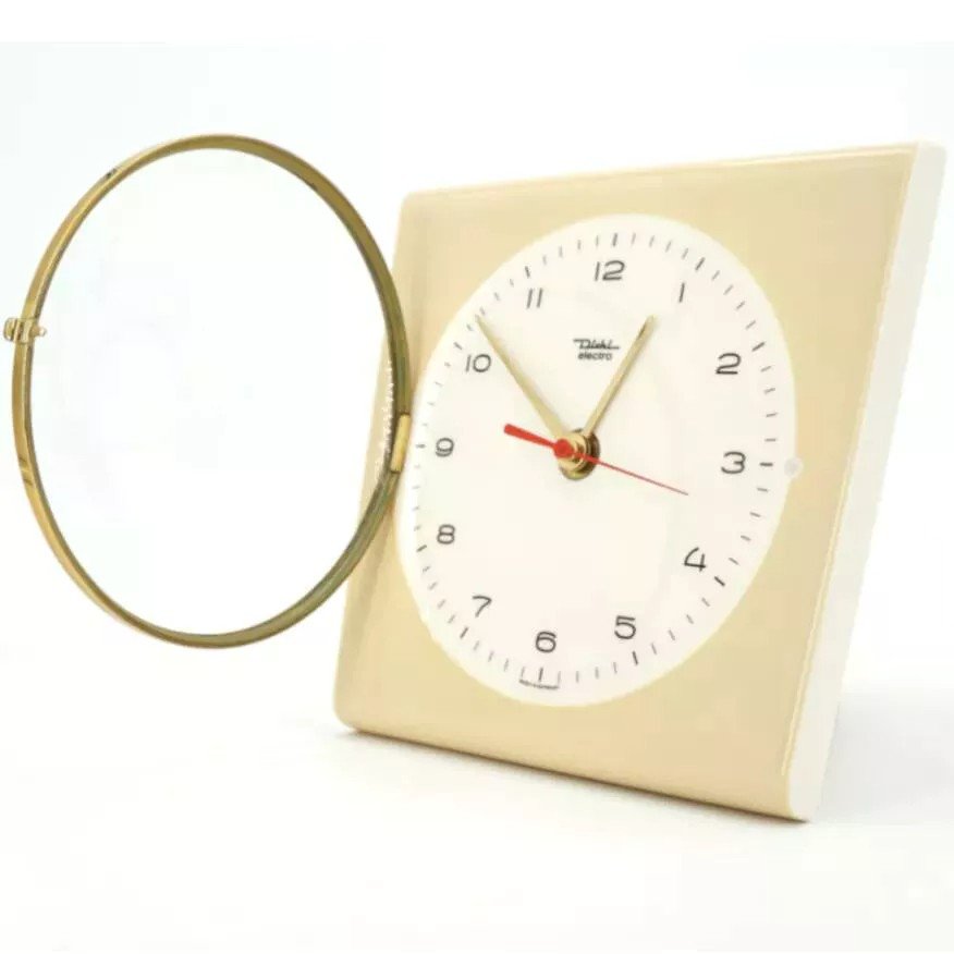 Ceramic Wall Clock 60s Brand Diehl-photo-3