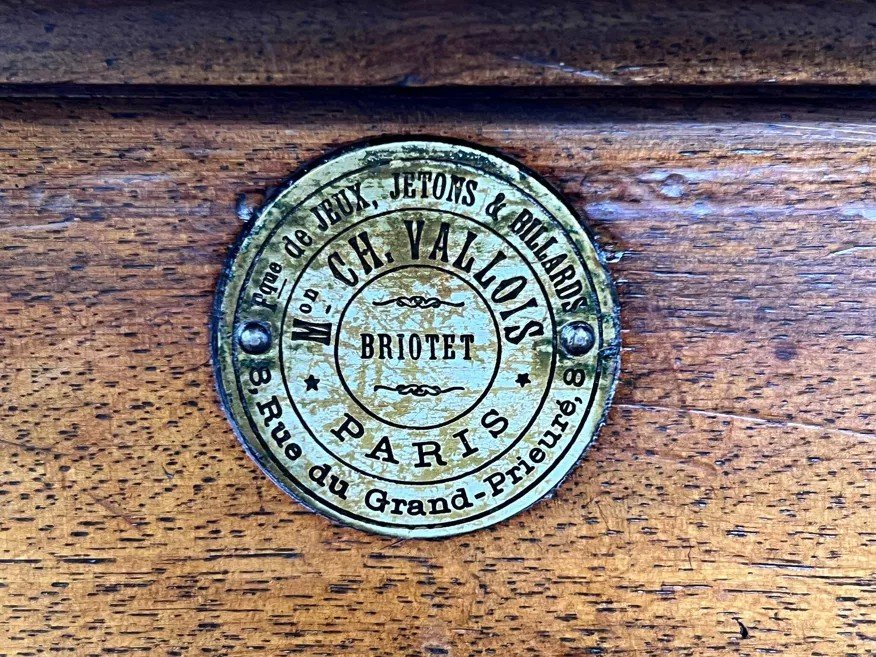 Bureau Du Début Siècle Style Victorien En Bois Et Feutre Vert Anglais Maison Briotet-photo-2