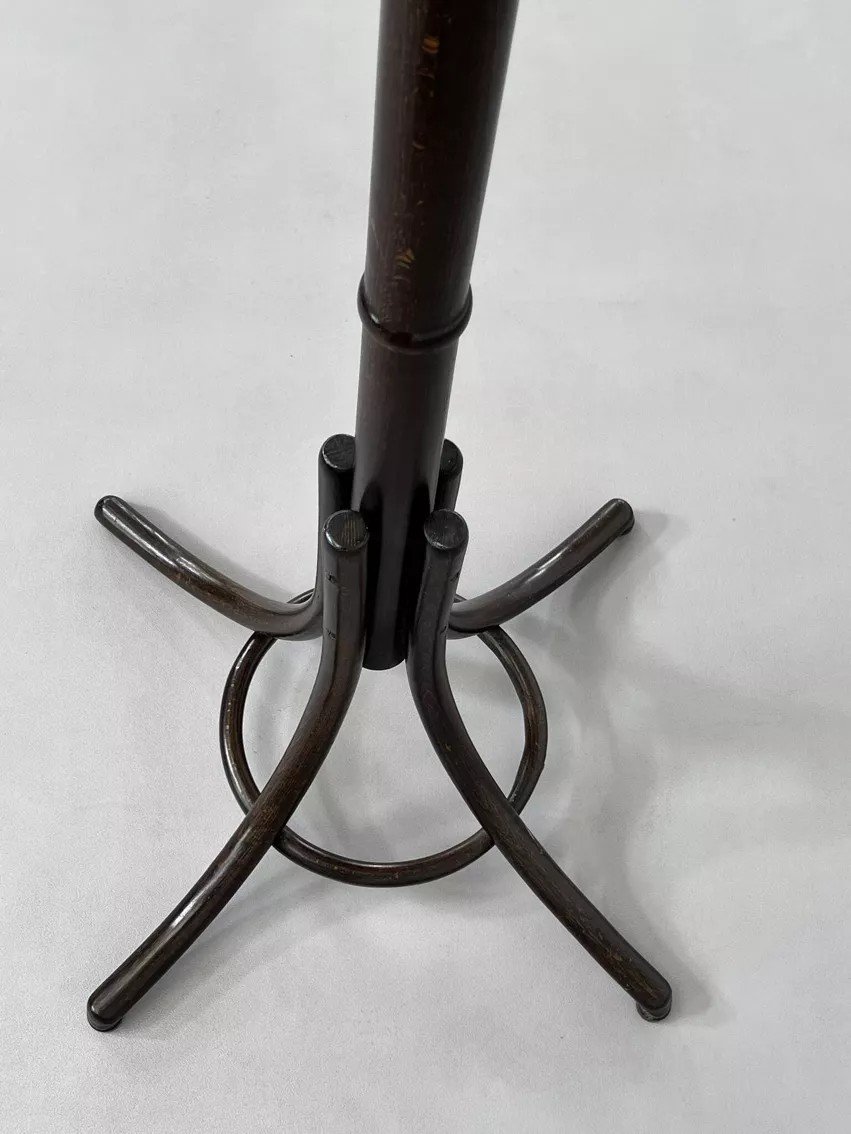 Early 20th Century Coat Rack In Bent Wood By Thonet-photo-4