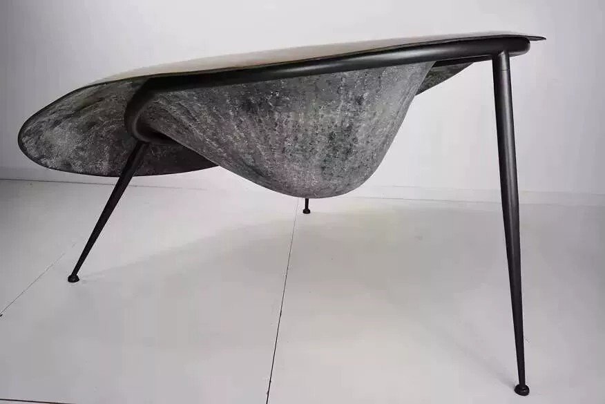 Italian Design Armchair In Metal And Fiberglass-photo-4