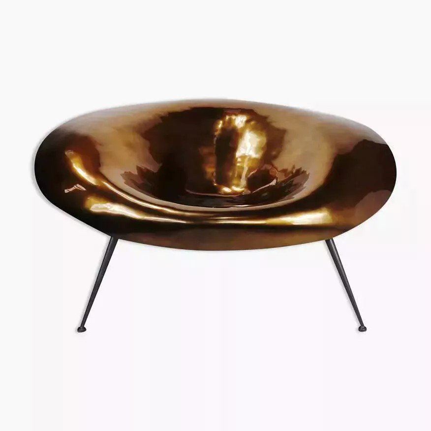 Italian Design Armchair In Metal And Fiberglass-photo-3