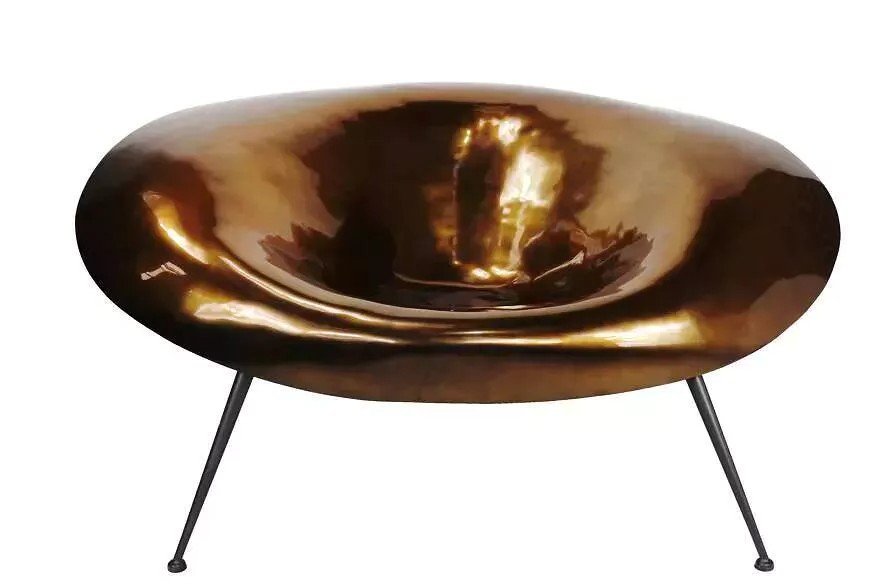 Italian Design Armchair In Metal And Fiberglass-photo-6