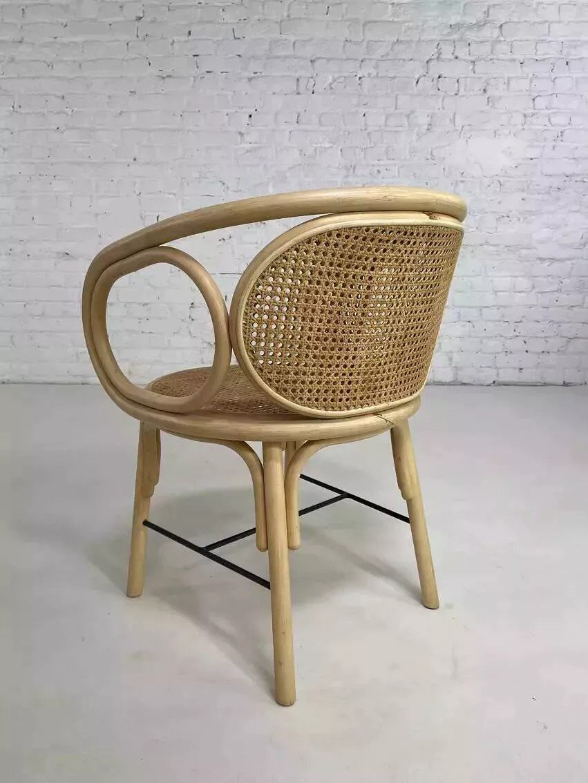 Rattan And Cane Armchair-photo-7