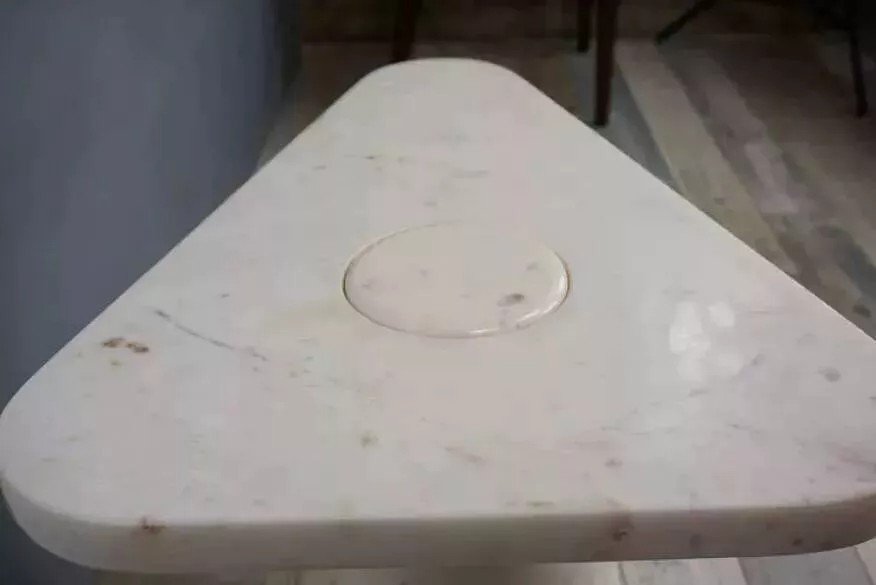 White Marble Sofa End-photo-1