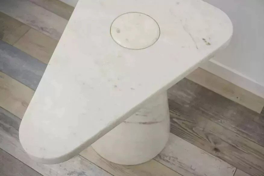 White Marble Sofa End-photo-2