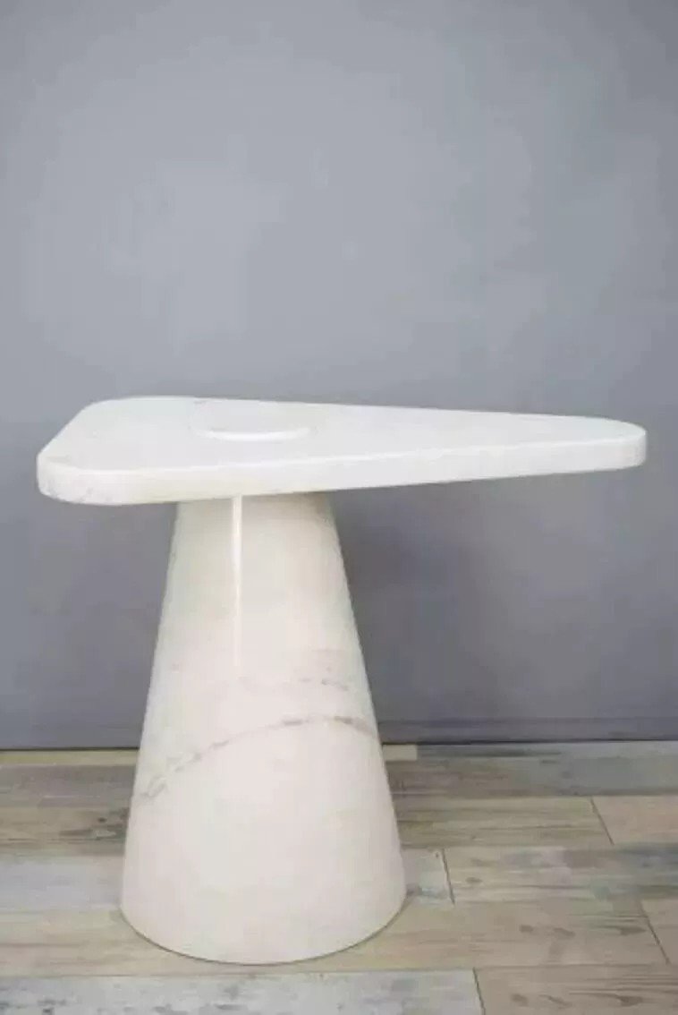 White Marble Sofa End-photo-5