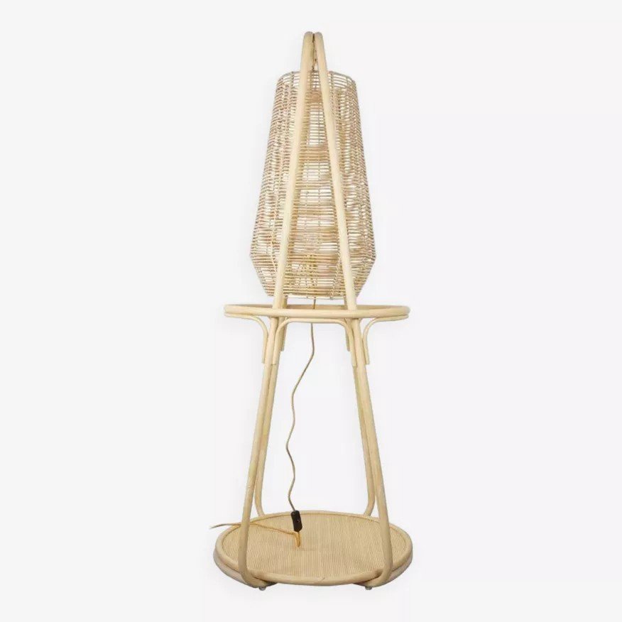 Rattan Floor Lamp