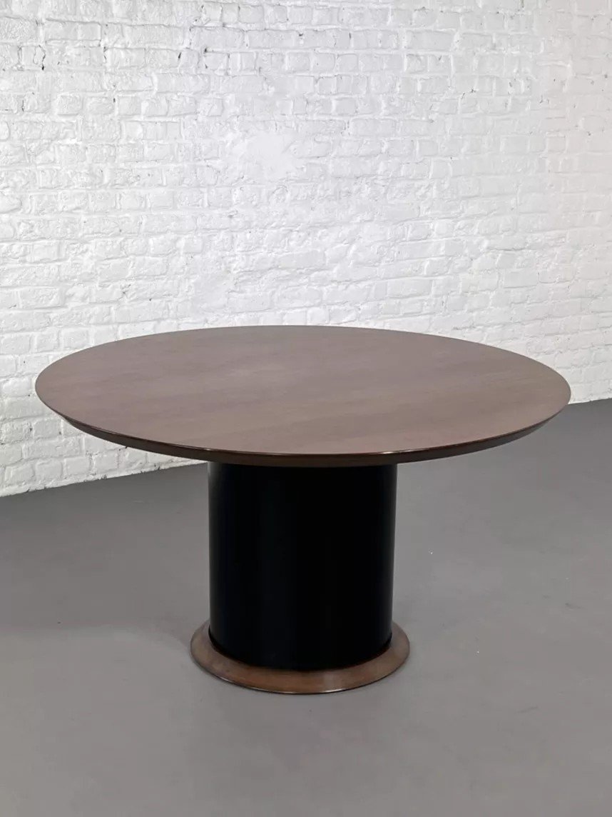 80s Round Dining Table-photo-7