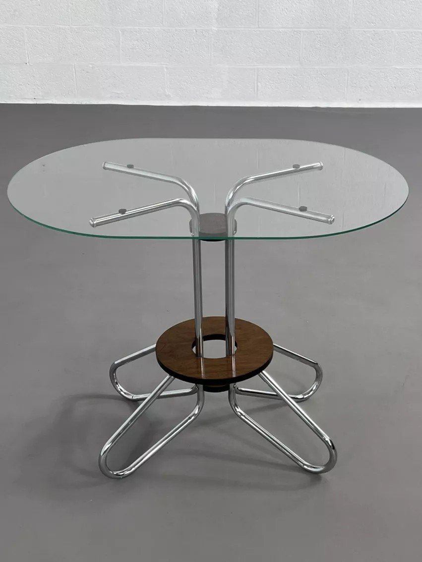 Side Table / Pedestal Table 30s - 40s-photo-8