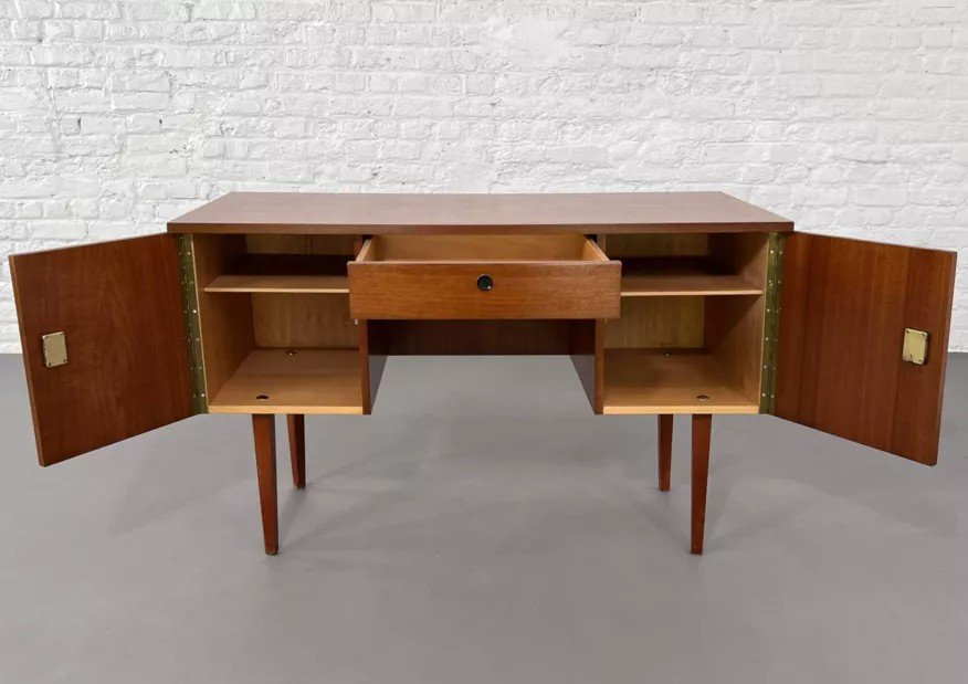 50s - 60s Scandinavian Style Desk-photo-3