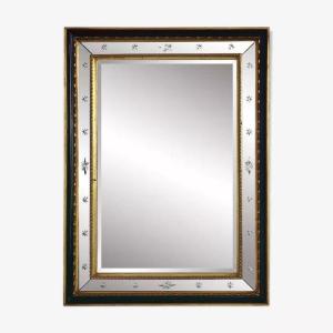 Rectangular Trumeau Type Mirror With Parecloses