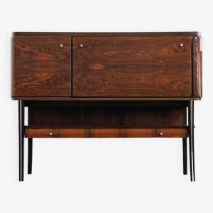 Rosewood Bar Cabinet From The 50s And 60s