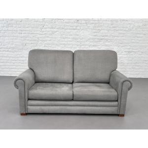 2 Seater Sofa In Grey Fabric