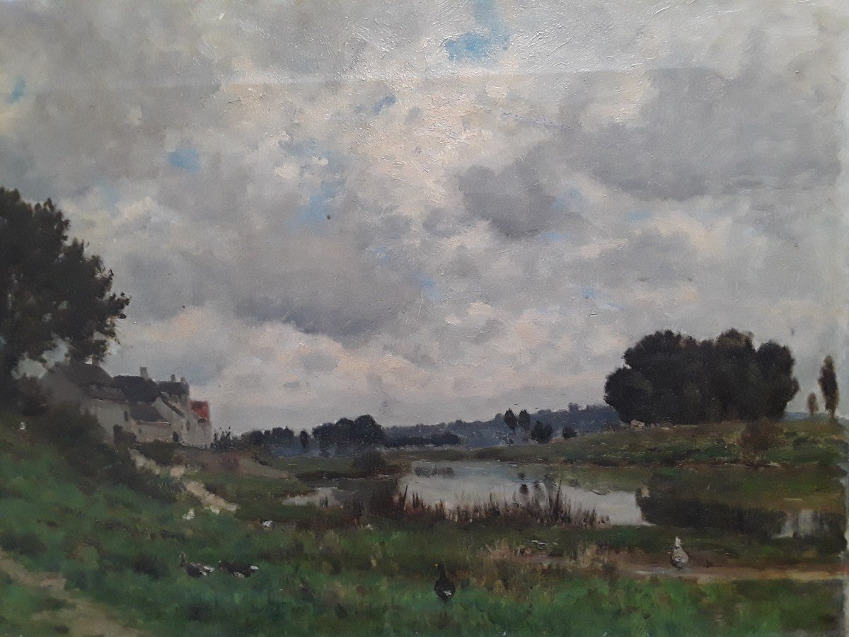 Victor Eugène Papeleu (1810-1880) ''landscape''-photo-1