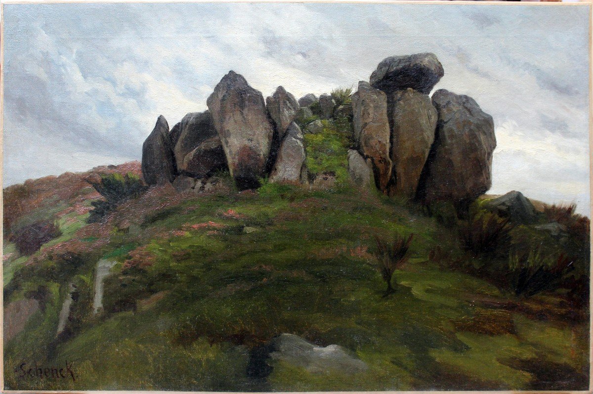 August Friedrich Schenck (1828 – 1901) Huile sur toile signé