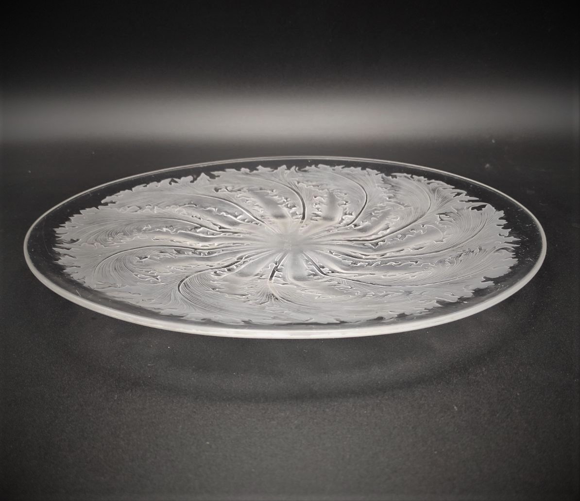 Lalique, Chicory Plate 1920s-photo-2