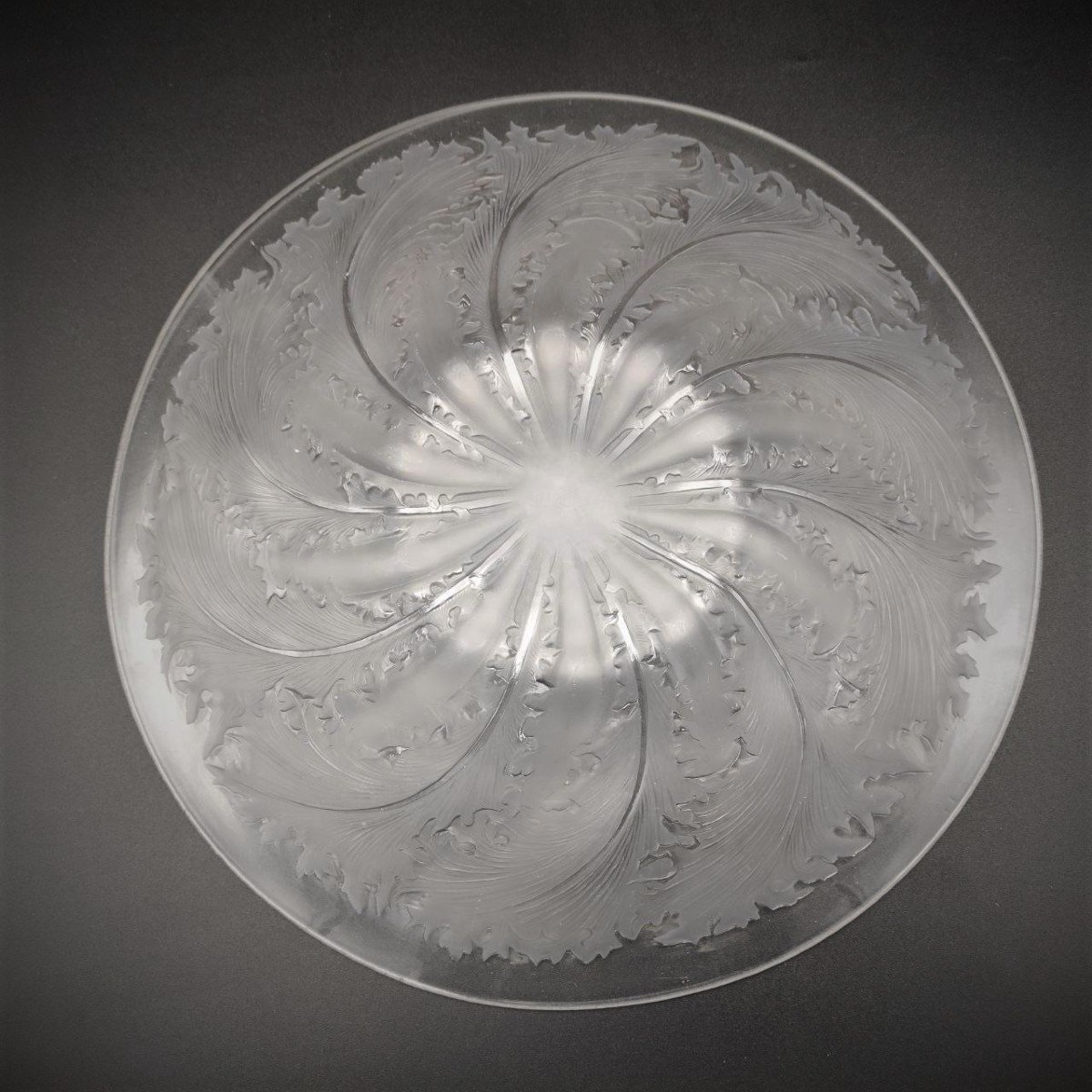 Lalique, Chicory Plate 1920s-photo-2