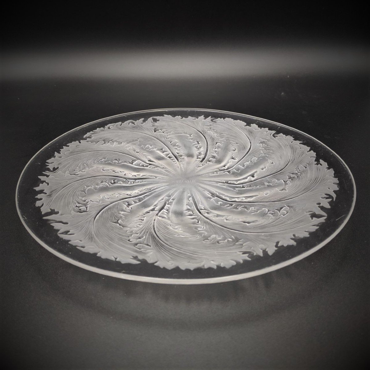 Lalique, Chicory Plate 1920s