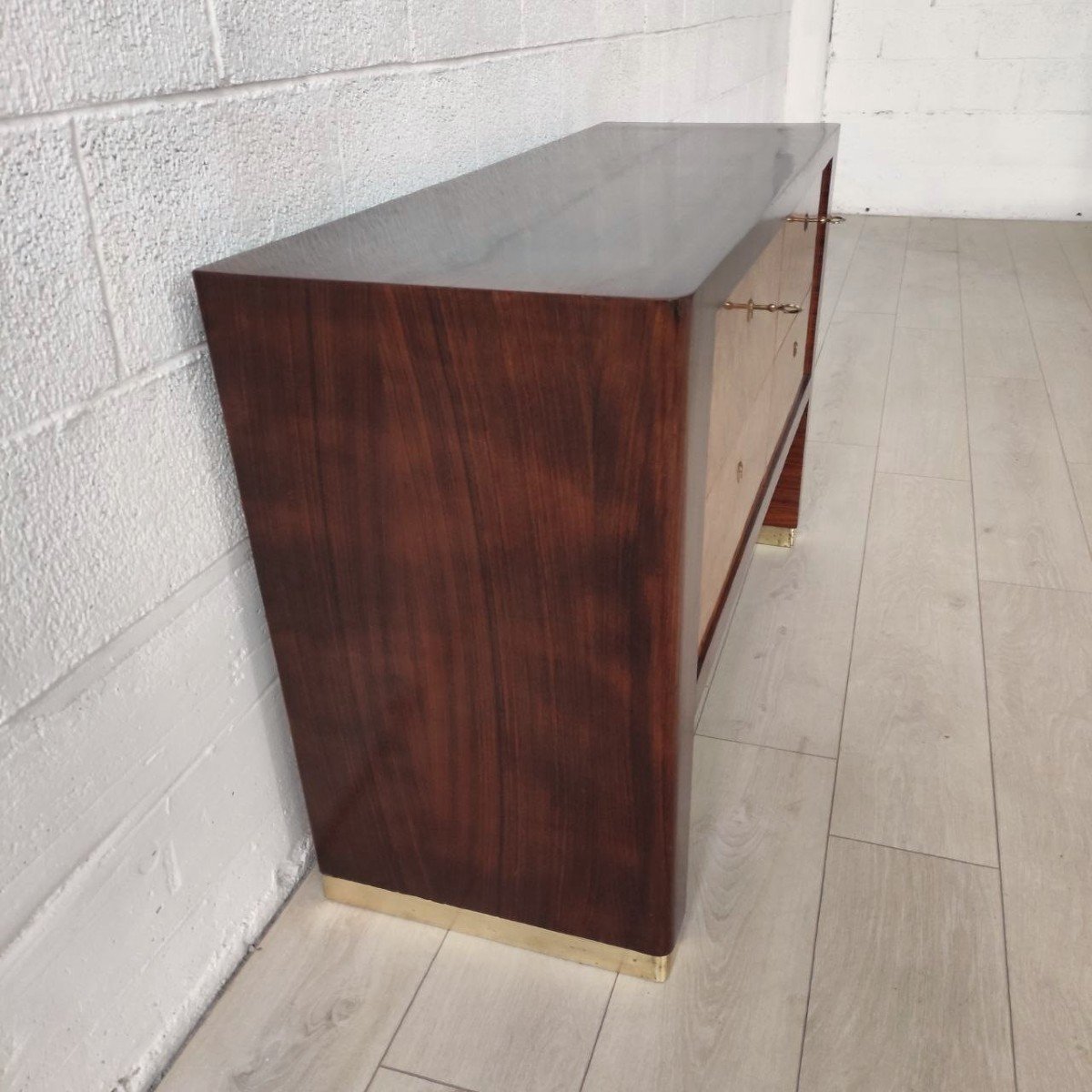 Sideboard With Drawers In Maple Root, Italy, 1950s-photo-2