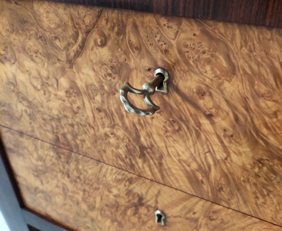 Sideboard With Drawers In Maple Root, Italy, 1950s-photo-4