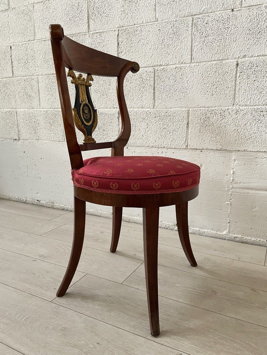 Solid Wood Chairs, Lucca, Early 19th Century-photo-1