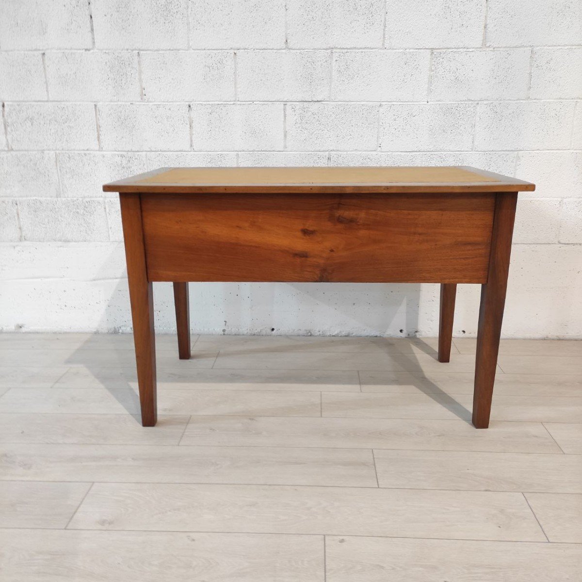 Directoire Style Walnut Wood Desk, Italy 18th Century.-photo-1