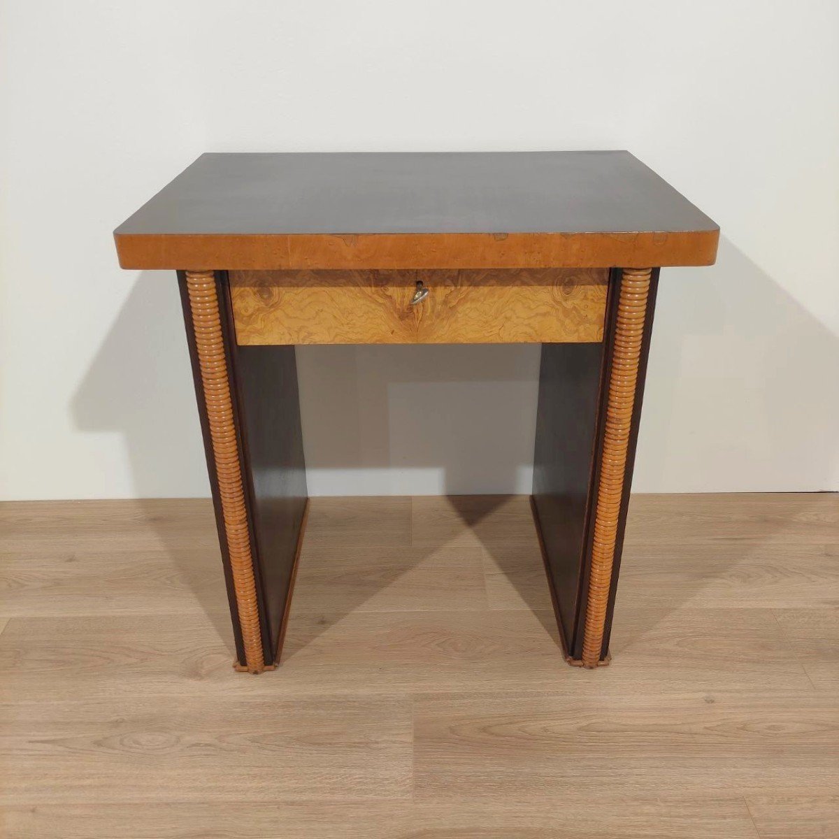 Table basse/bureau Art déco, Italie années 1930-photo-2