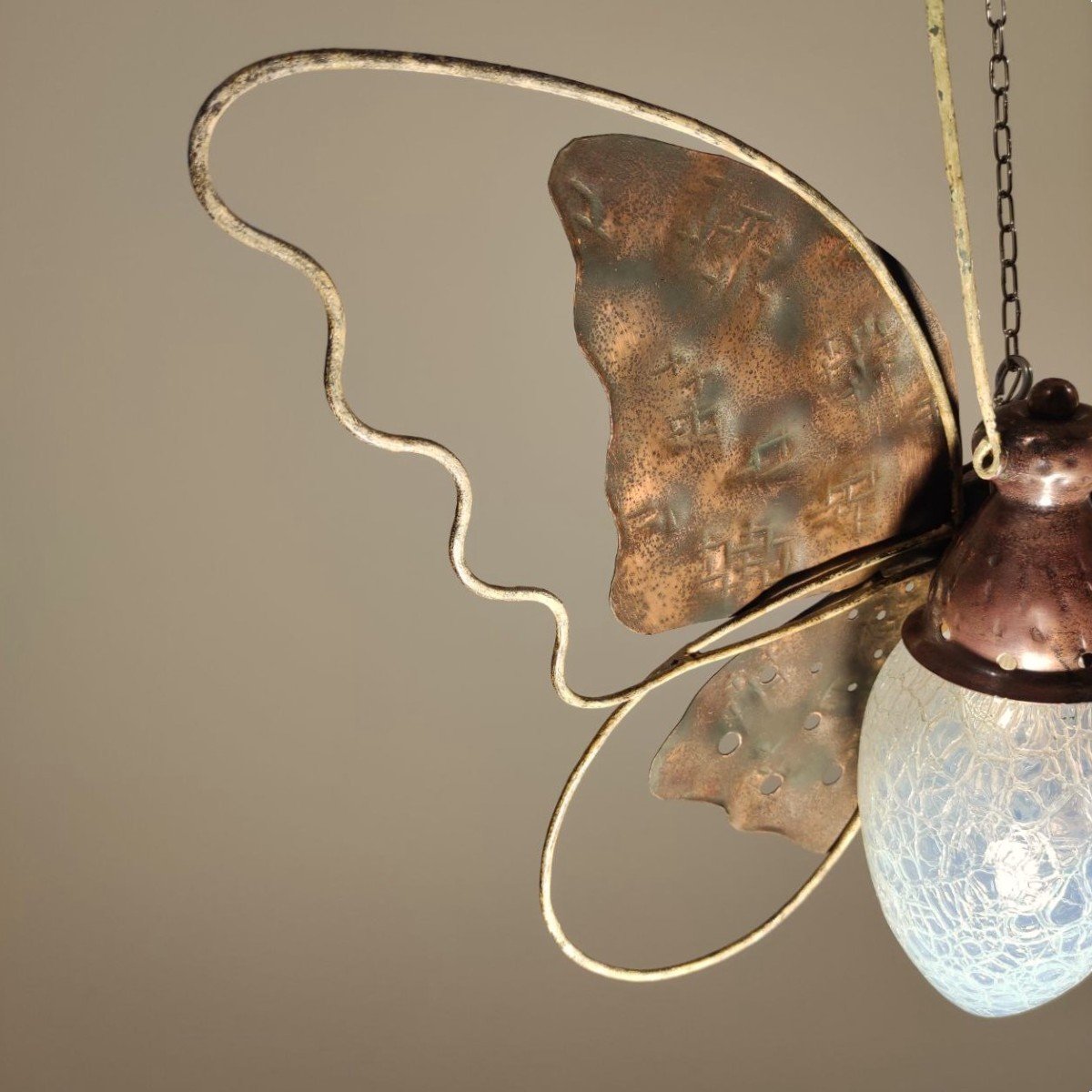 'butterfly' Wall Lamp From The Early 1900s-photo-2