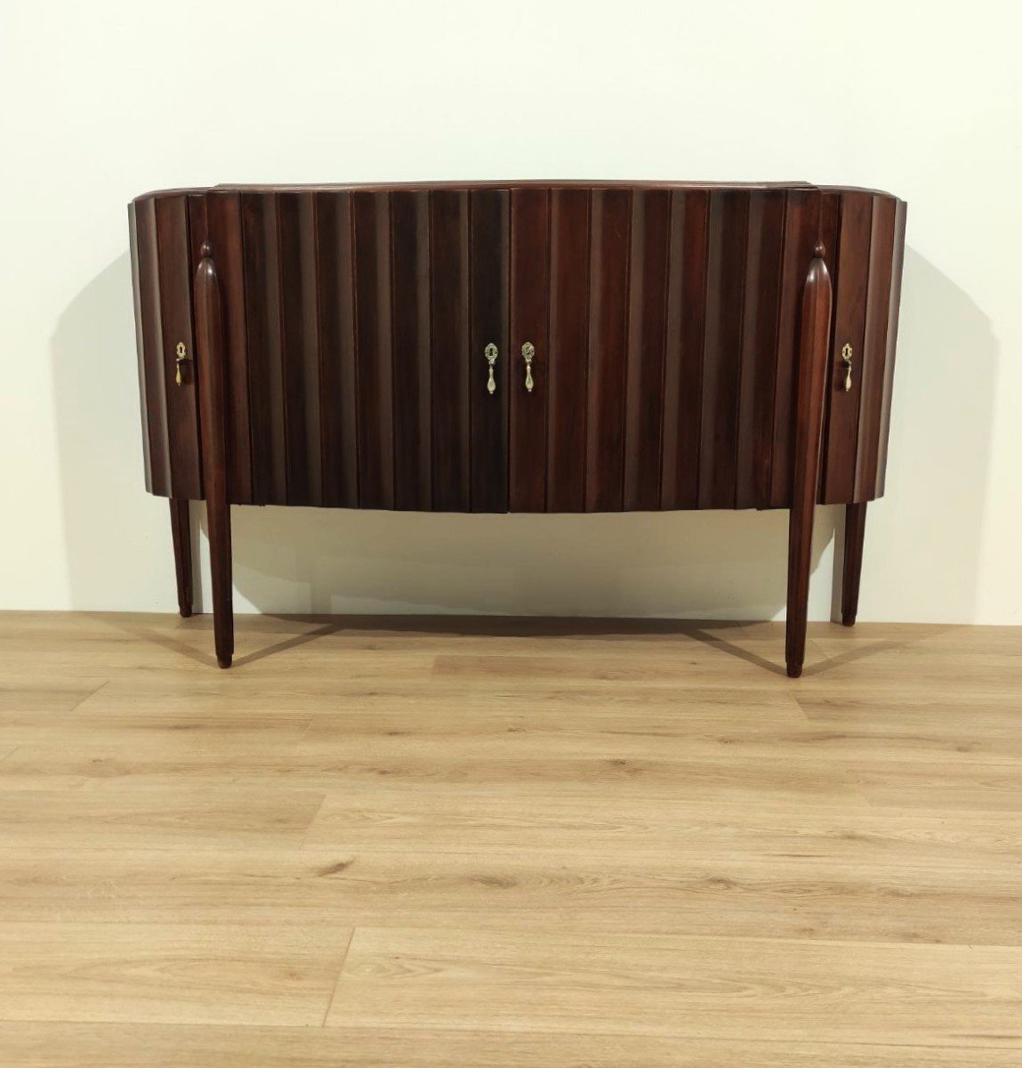 4-door Sideboard In Mahogany Designed By Jacques E. Ruhlman, 1940s-photo-2