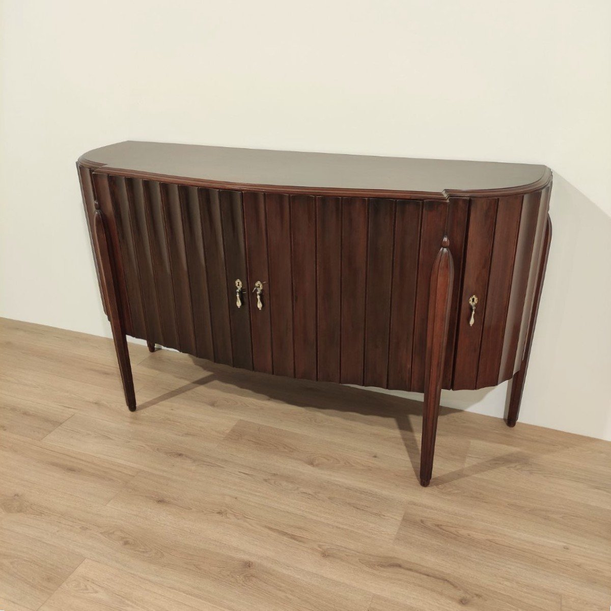 4-door Sideboard In Mahogany Designed By Jacques E. Ruhlman, 1940s-photo-3