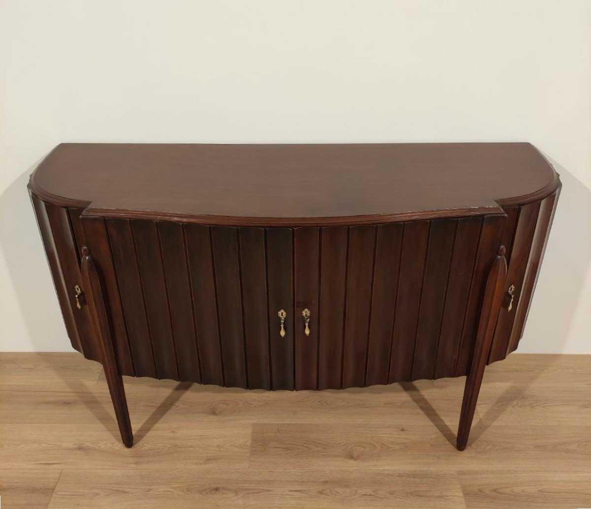 4-door Sideboard In Mahogany Designed By Jacques E. Ruhlman, 1940s-photo-4