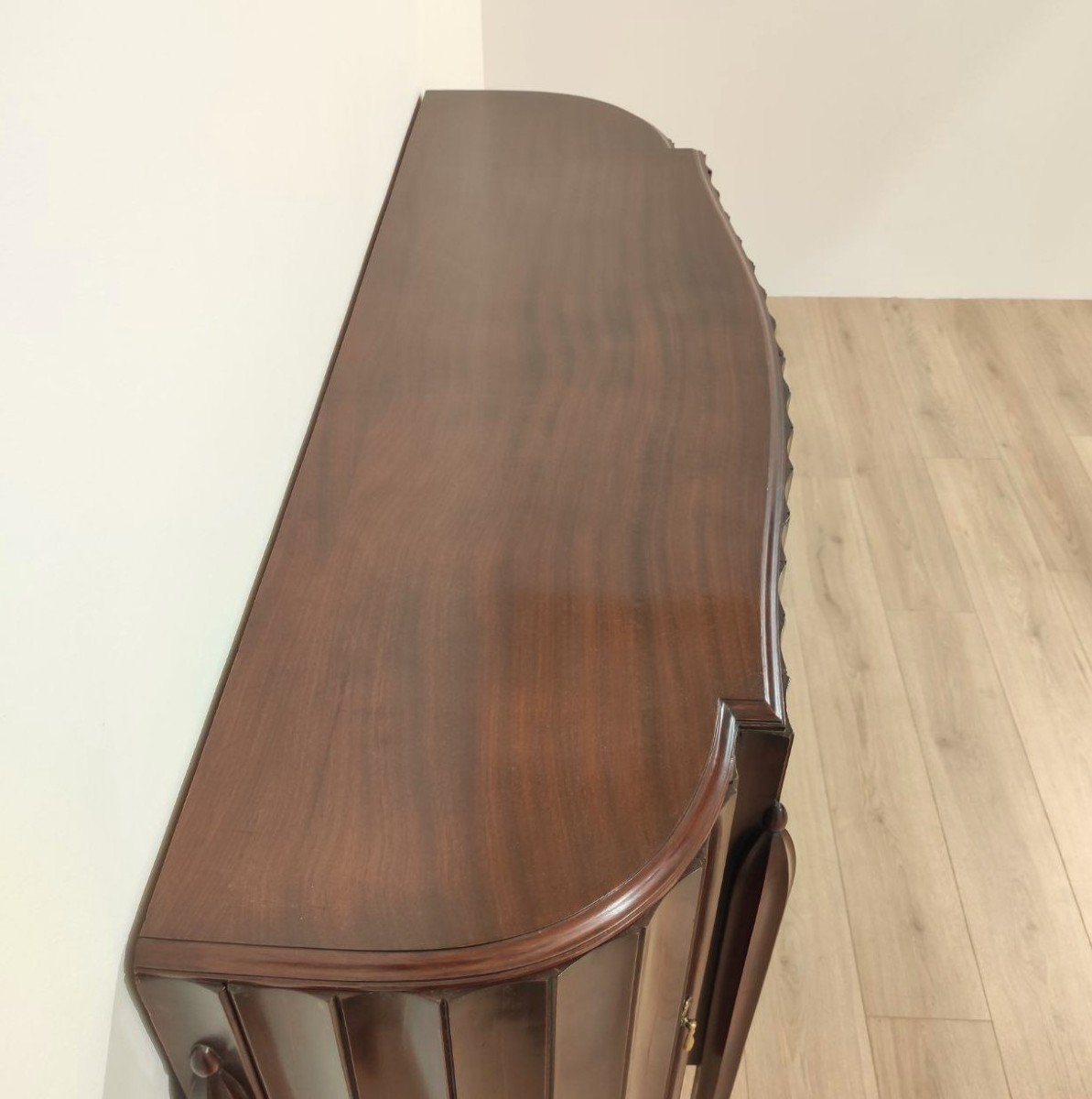 4-door Sideboard In Mahogany Designed By Jacques E. Ruhlman, 1940s-photo-1