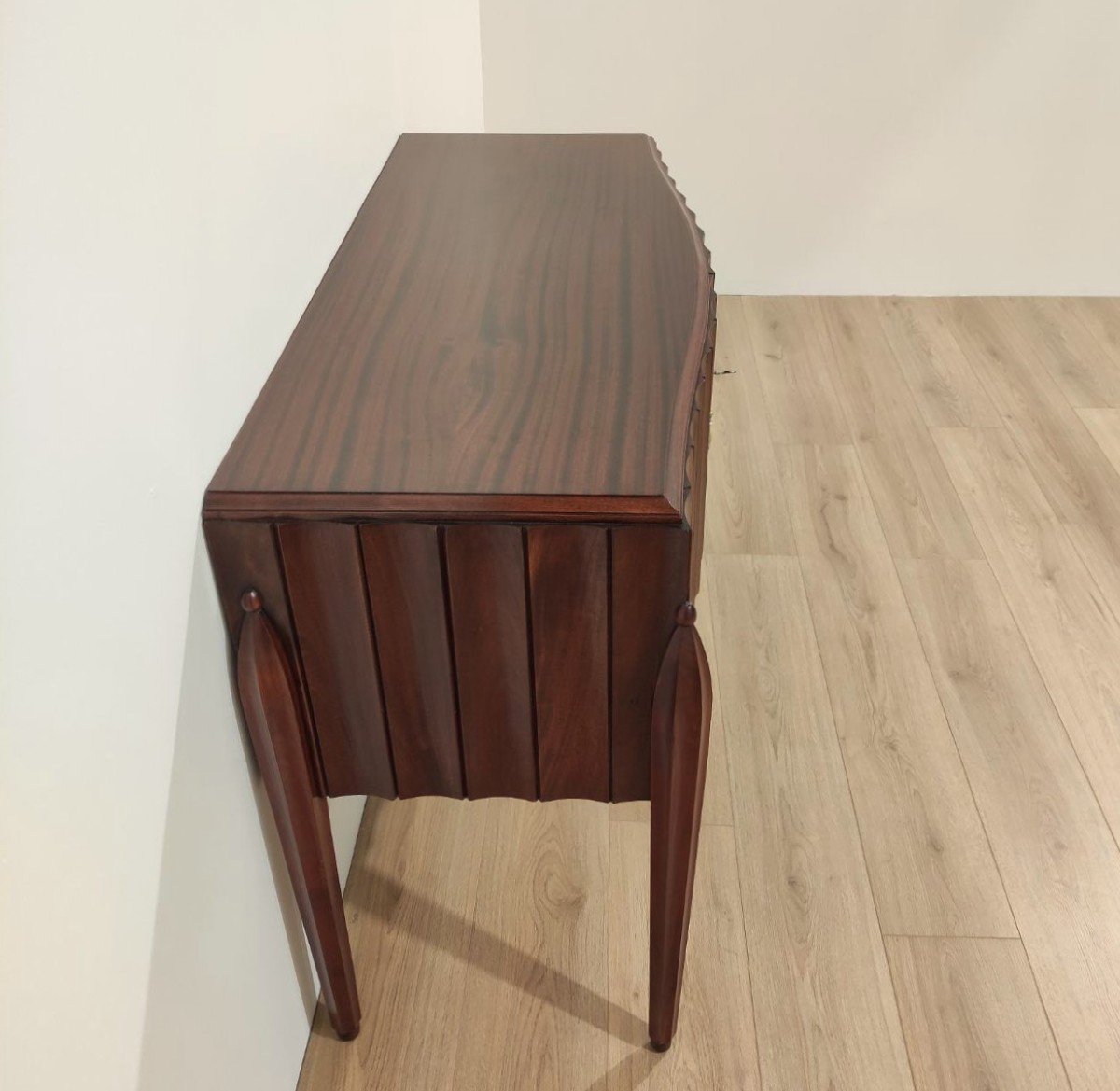 2-door Mahogany Sideboard Designed By Jacques E. Ruhlman, 1940s-photo-1