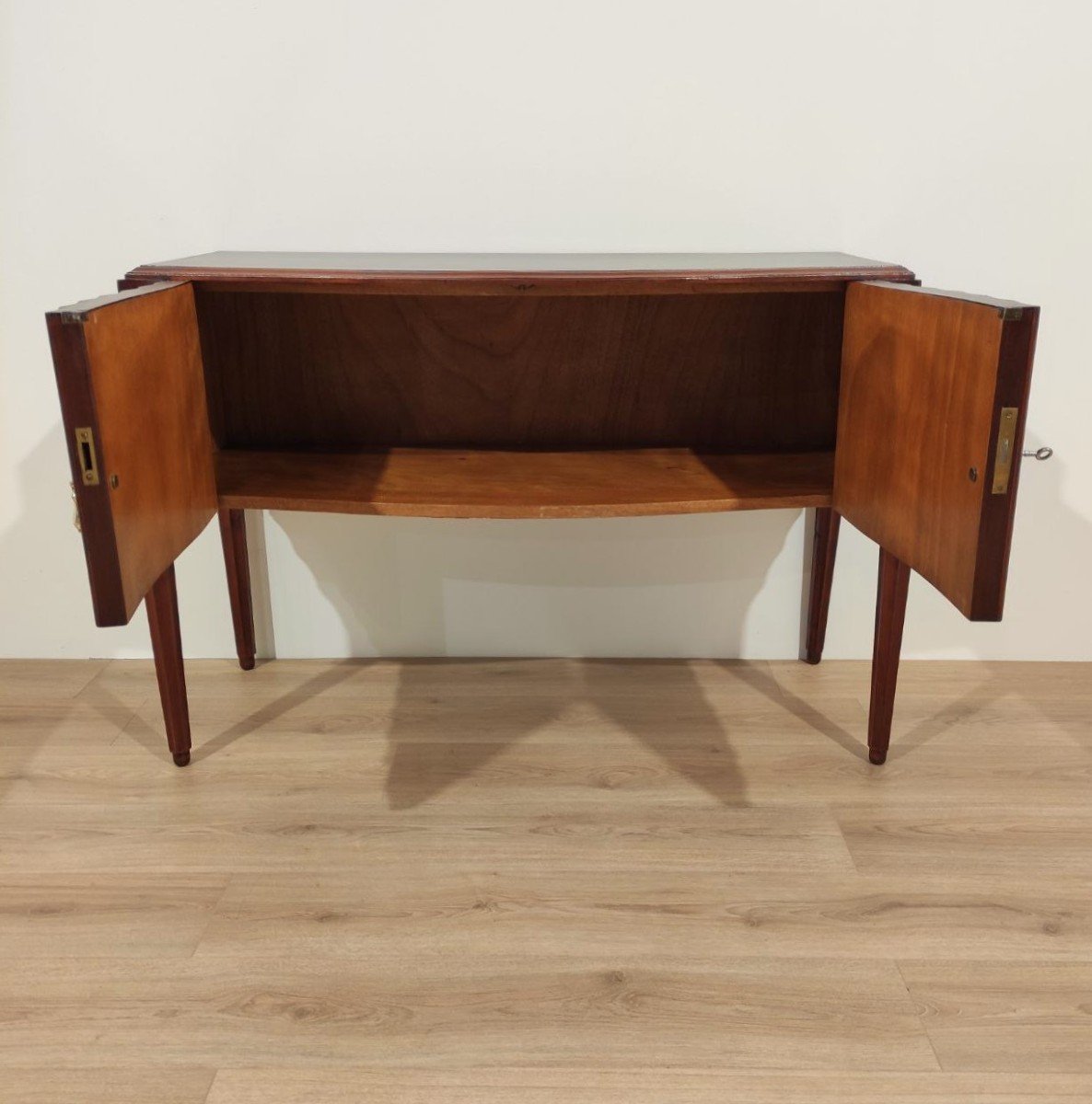 2-door Mahogany Sideboard Designed By Jacques E. Ruhlman, 1940s-photo-3