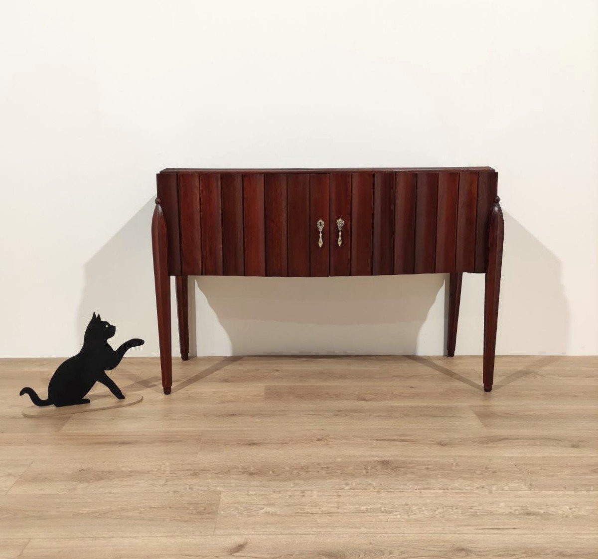 2-door Mahogany Sideboard Designed By Jacques E. Ruhlman, 1940s-photo-5