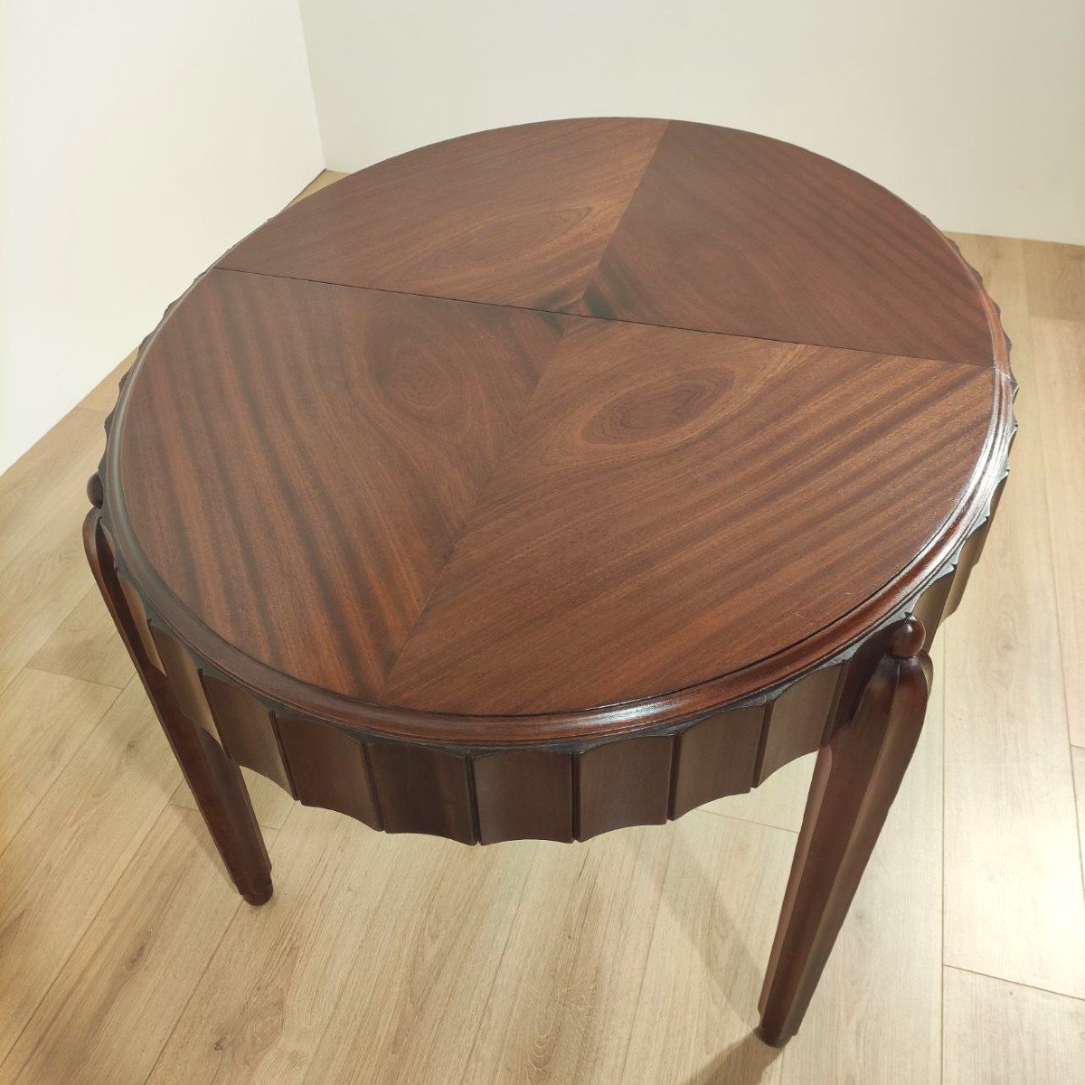 Extendable Table Designed By Jacques E. Ruhlman, 1940s-photo-3