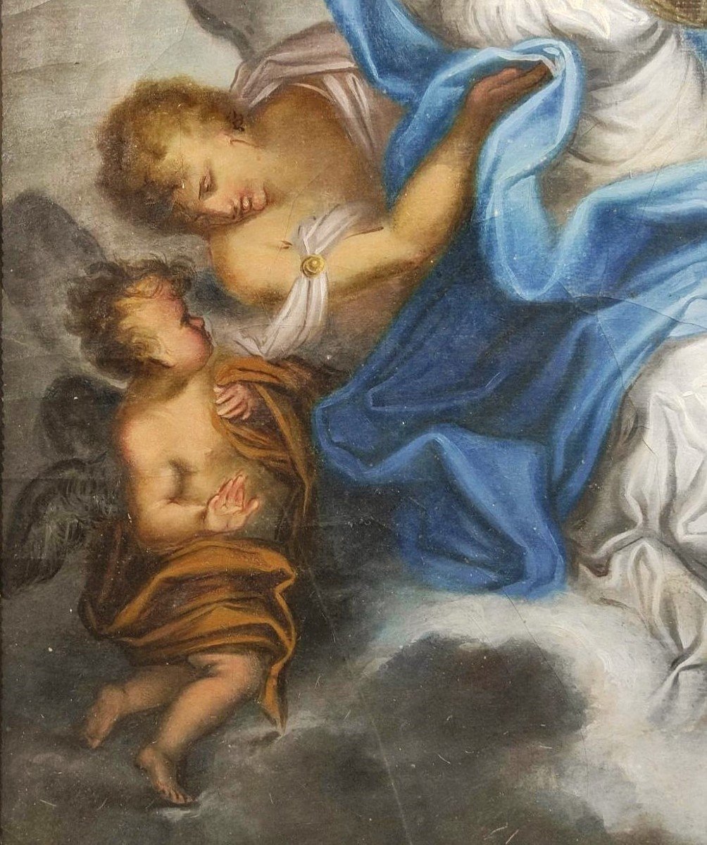 Assomption de la Vierge, huile sur toile, fin XVIIIe siècle.-photo-4