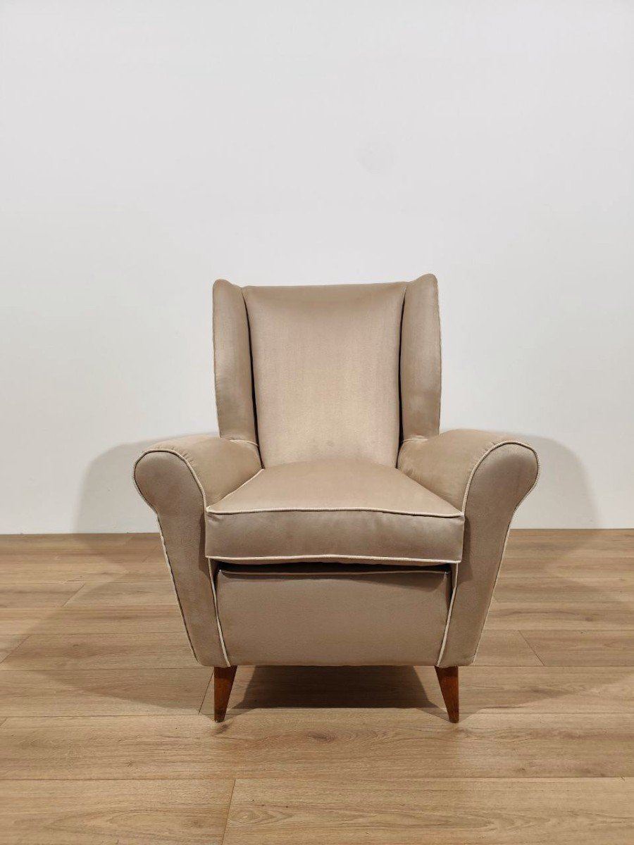 Isa Bergamo, 50's Armchair Designed By Giò Ponti-photo-1