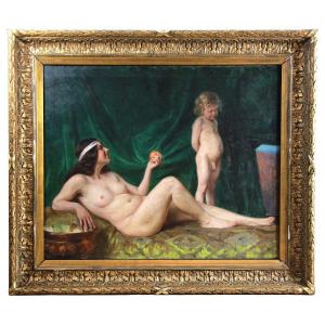 Oil On Canvas Nude 