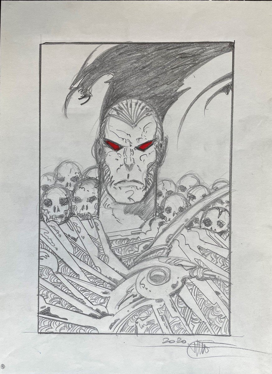 Philippe Druillet – Original Drawing – Warrior