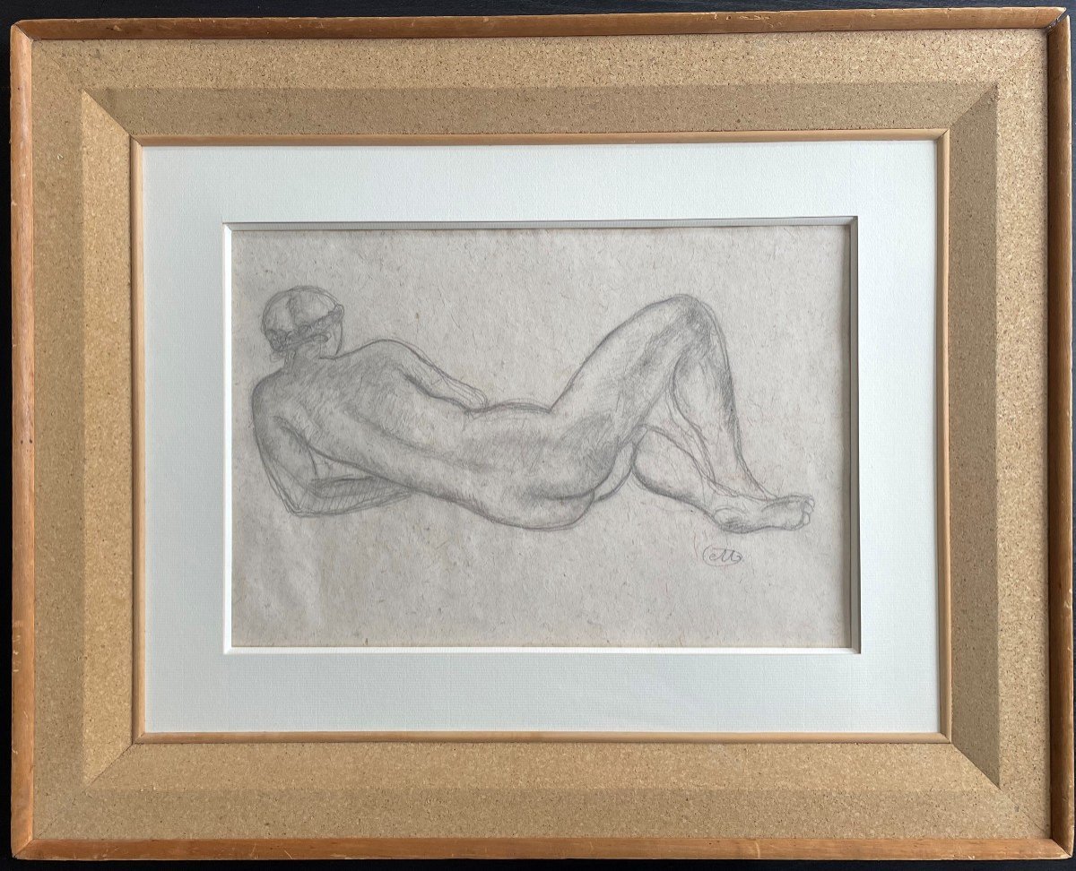 Aristide Maillol – Original Drawing-photo-3