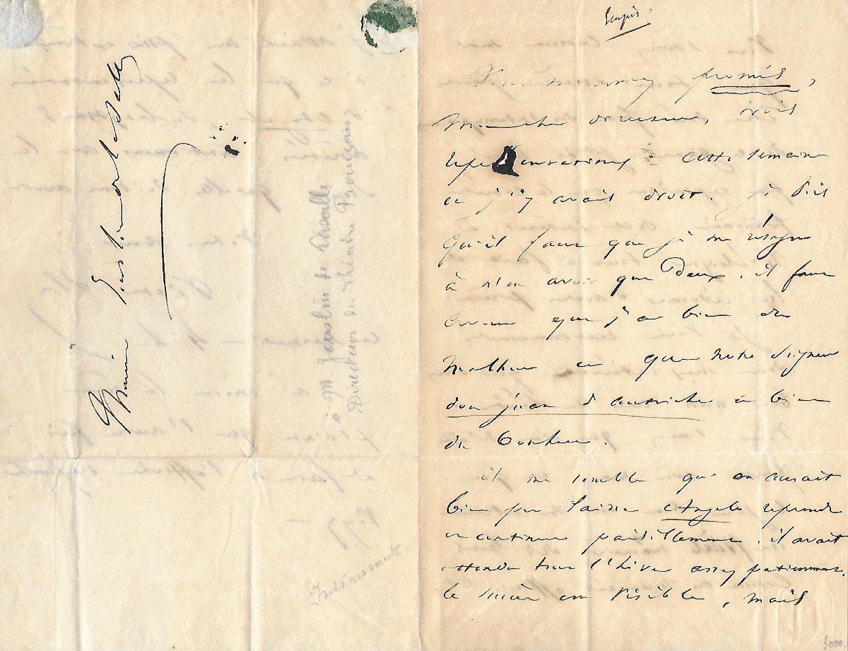 Victor Hugo – Signed Autograph Letter