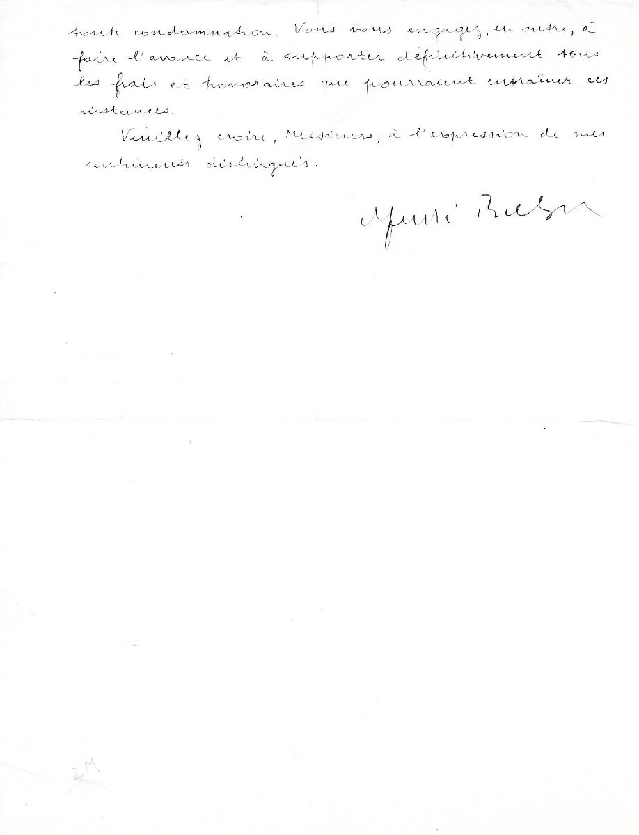 André Breton – Signed Autograph Letter-photo-2
