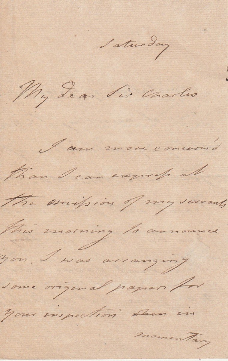 William Sidney Smith (amiral) – Lettre Autographe Signée - Napoleon 1er