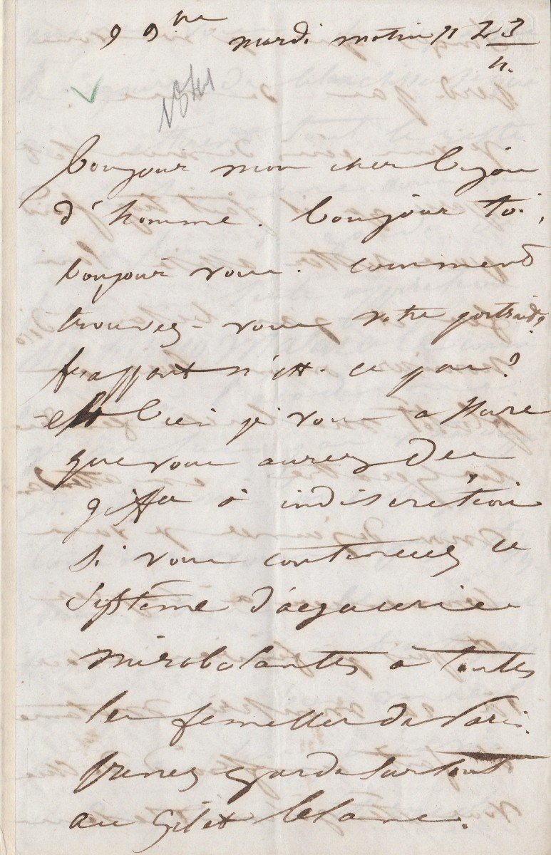 Juliette Drouet – Autograph Letter Signed To Victor Hugo