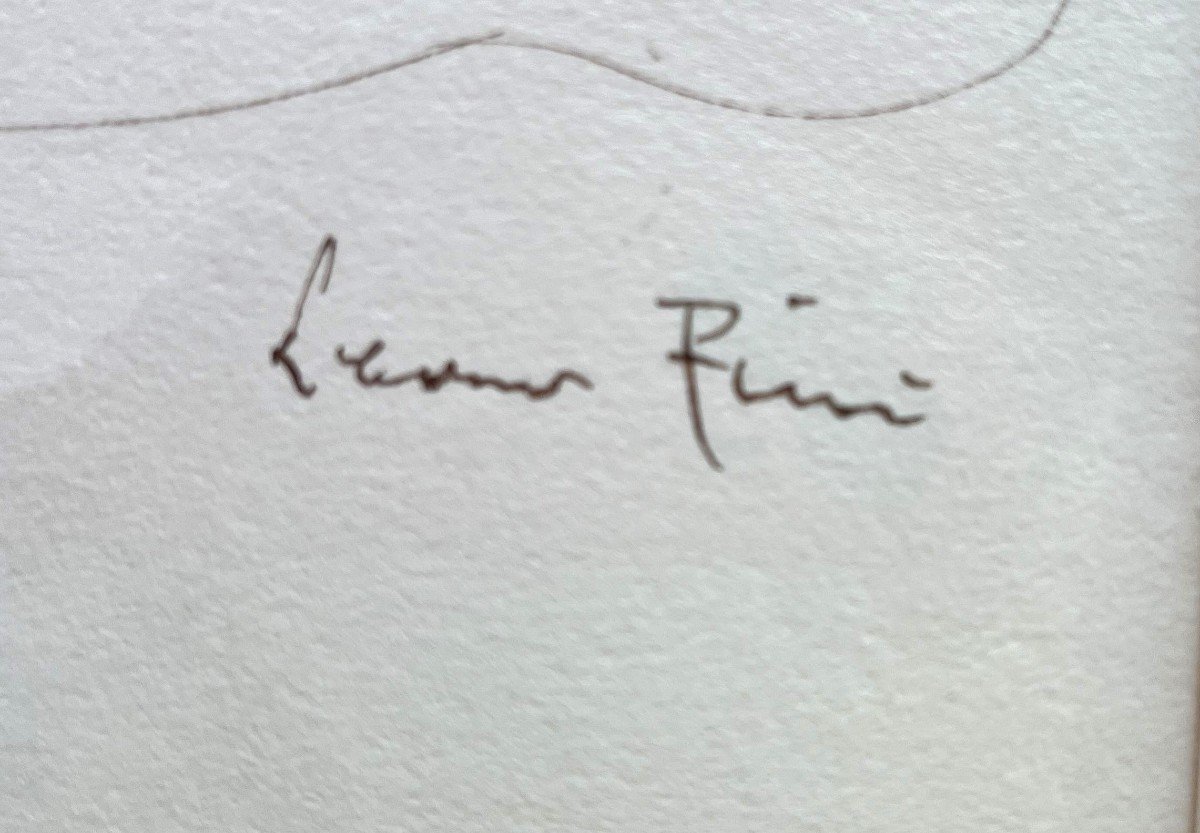 Léonor Fini - Dessin Original Signé-photo-2