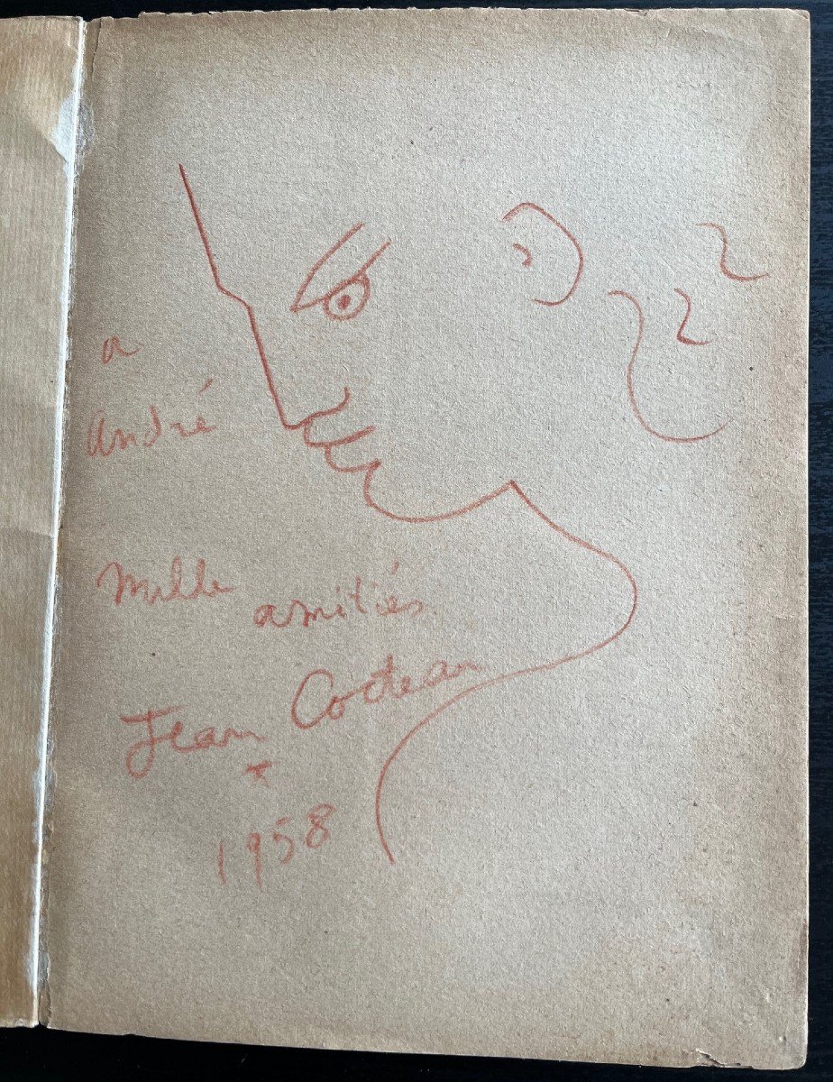 Jean Cocteau - Le Grand Ecart Followed By Orpheus With Original Signed Drawing