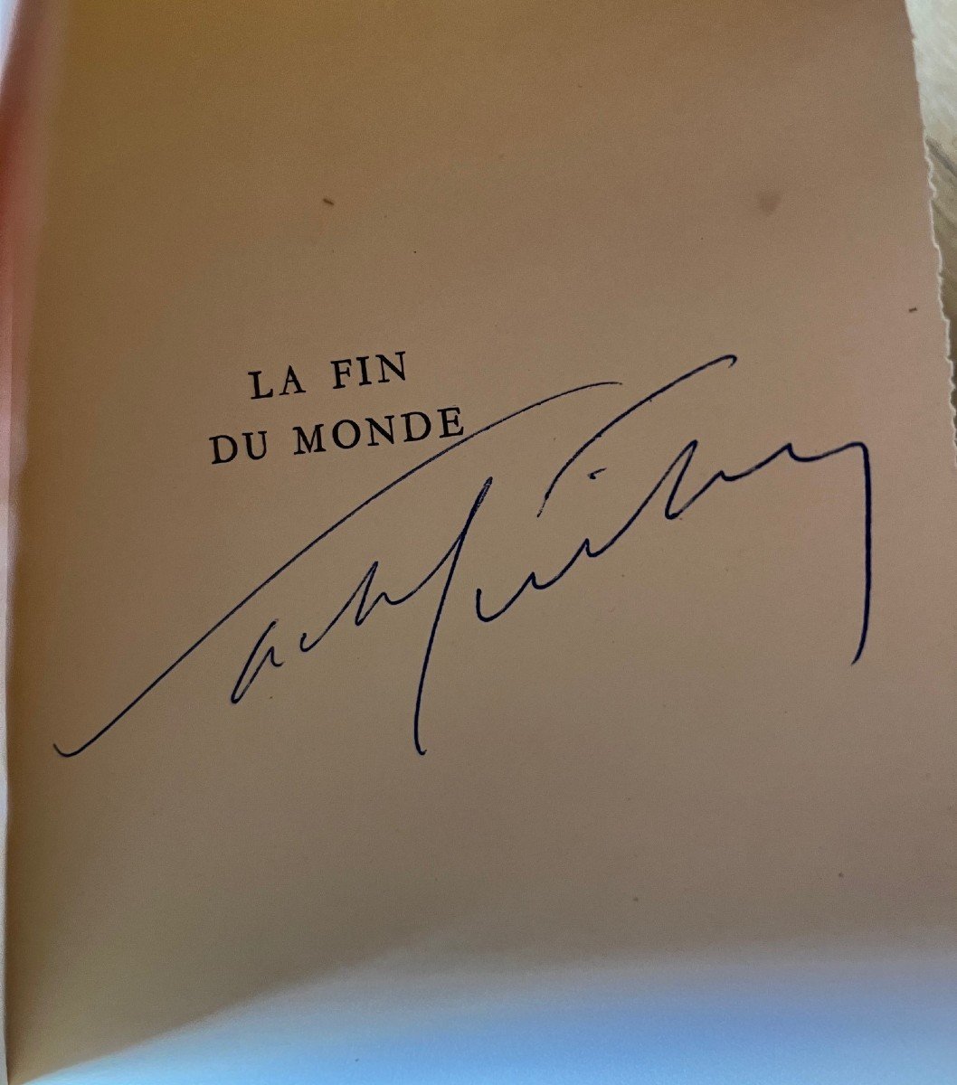 Sacha Guitry - Signed Book - Theater - The End Of The World-photo-2