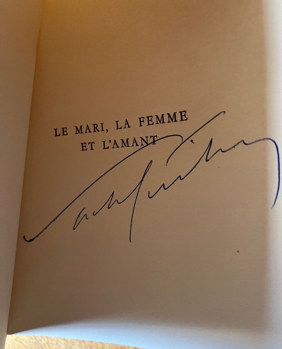 Sacha Guitry - Signed Book - Theater - The Marie The Woman And The Lover-photo-2